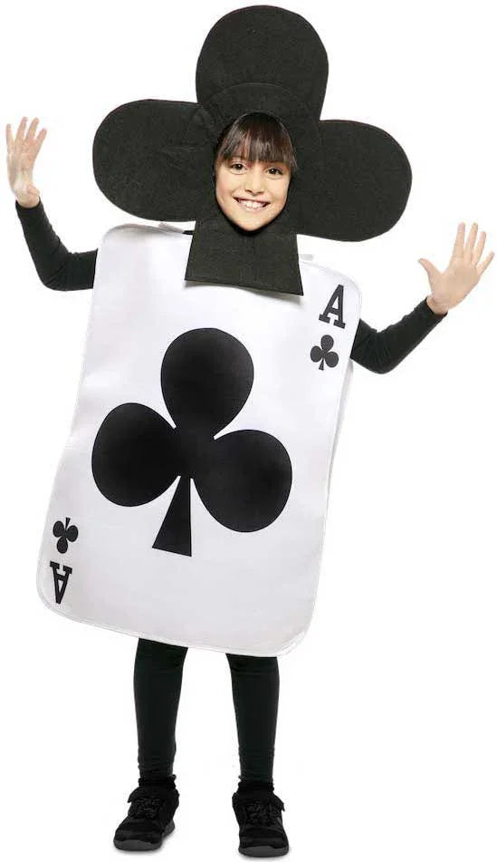 Disfraz de Carta As de Tréboles Infantil Cartas Poker EuroCarnavales