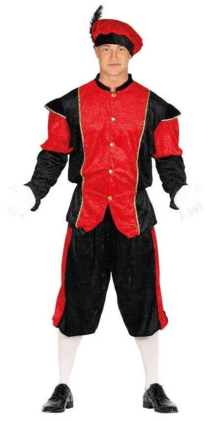 Disfraz de Paje Reyes Magos Rojo para Hombre Reyes Magos y Pajes Guirca