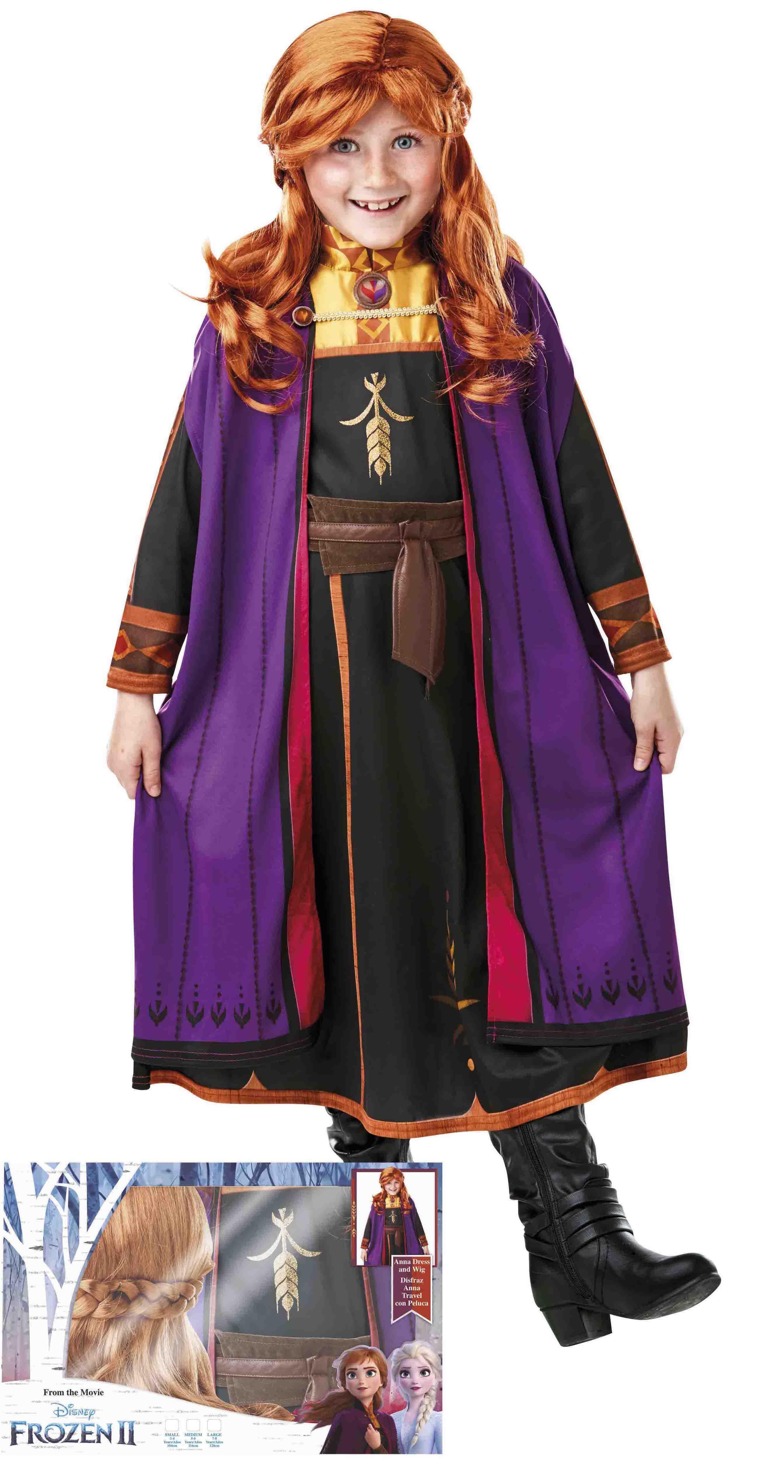 Disfraz de Anna Frozen Infantil en Caja Frozen Rubies