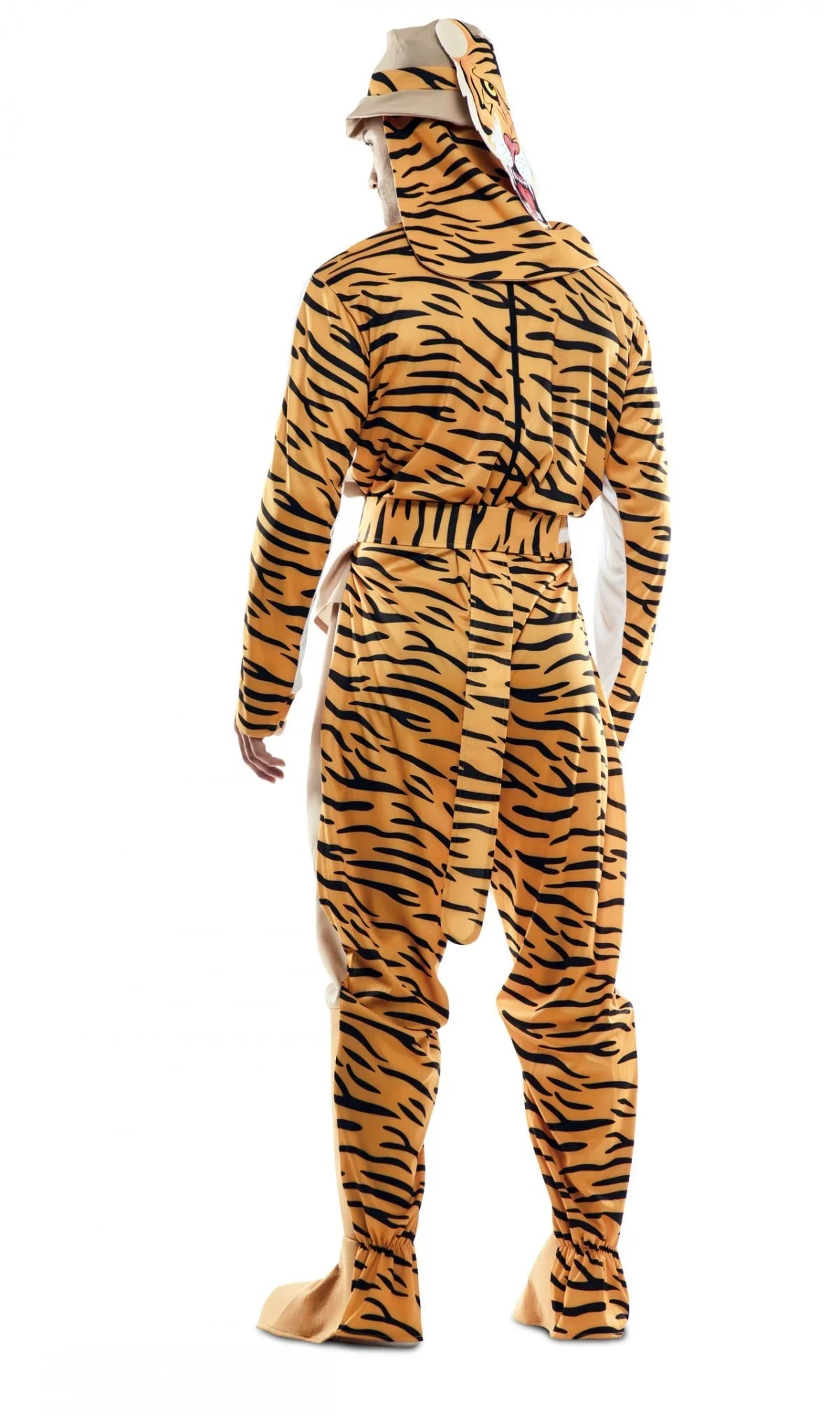 Disfraz Doble de Cazador y Tigre para Adulto Exploradores EuroCarnavales