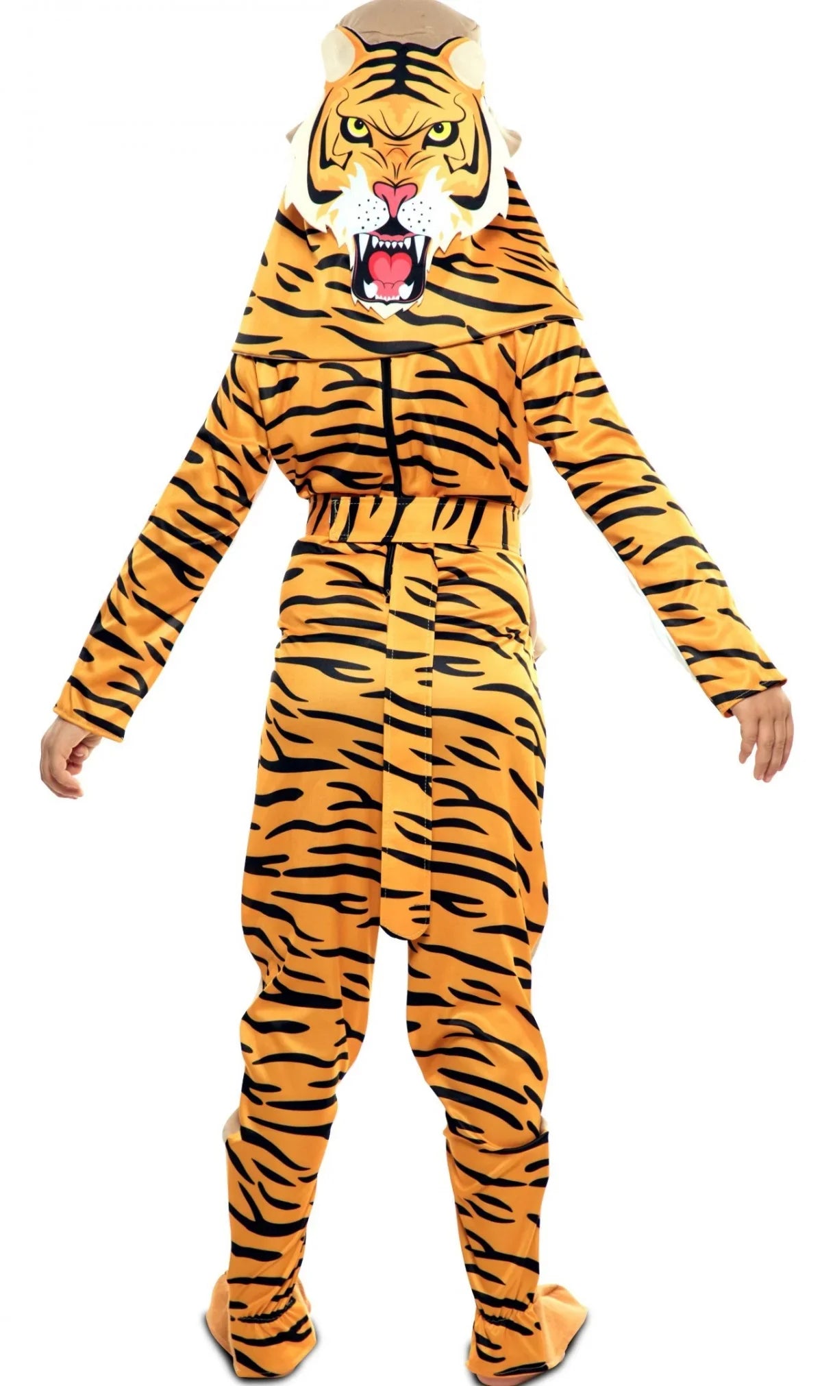 Disfraz Doble de Cazador y Tigre para Niño Exploradores EuroCarnavales