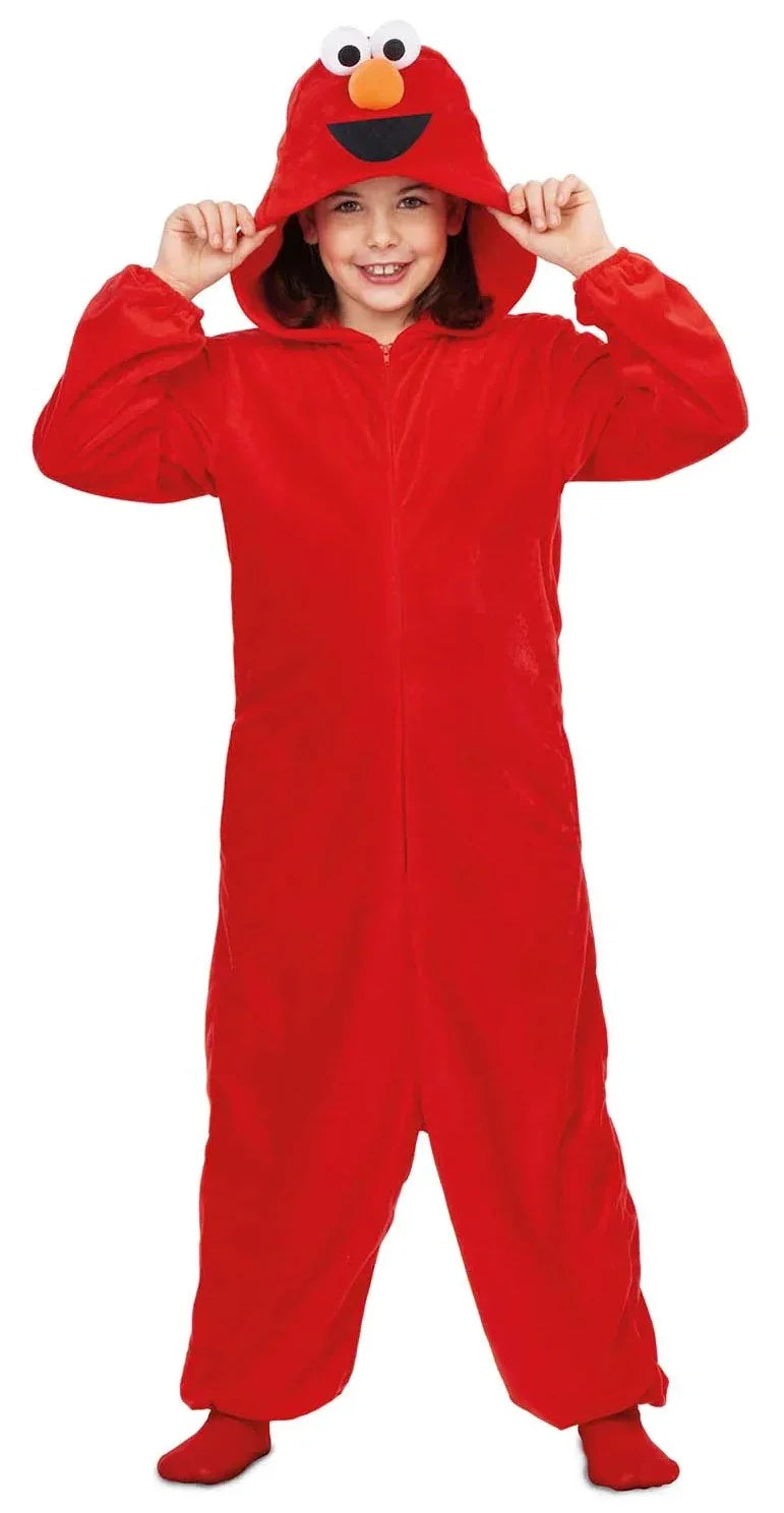 Disfraz de Elmo Pijama Barrio Sésamo Infantil Elmo Viving
