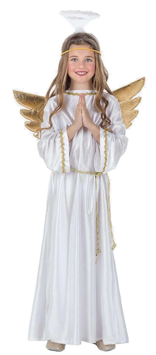 Disfraz de Ángel de Navidad Infantil Ángeles Kimokawaii