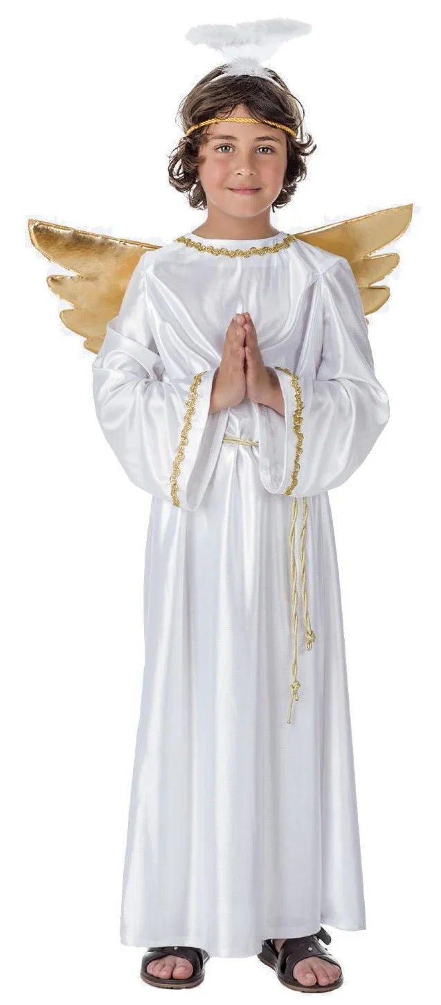 Disfraz de Ángel de Navidad Infantil Ángeles Kimokawaii