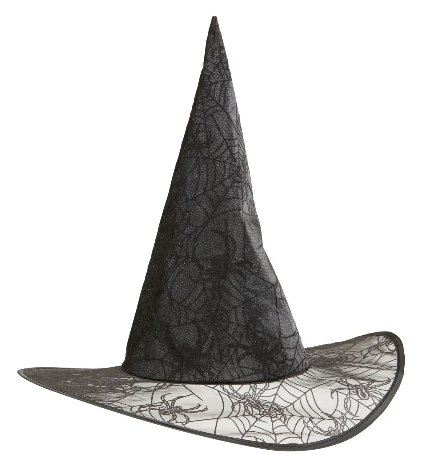 Sombrero de Bruja con Telarañas y Purpurina Sombreros de Bruja Widmann