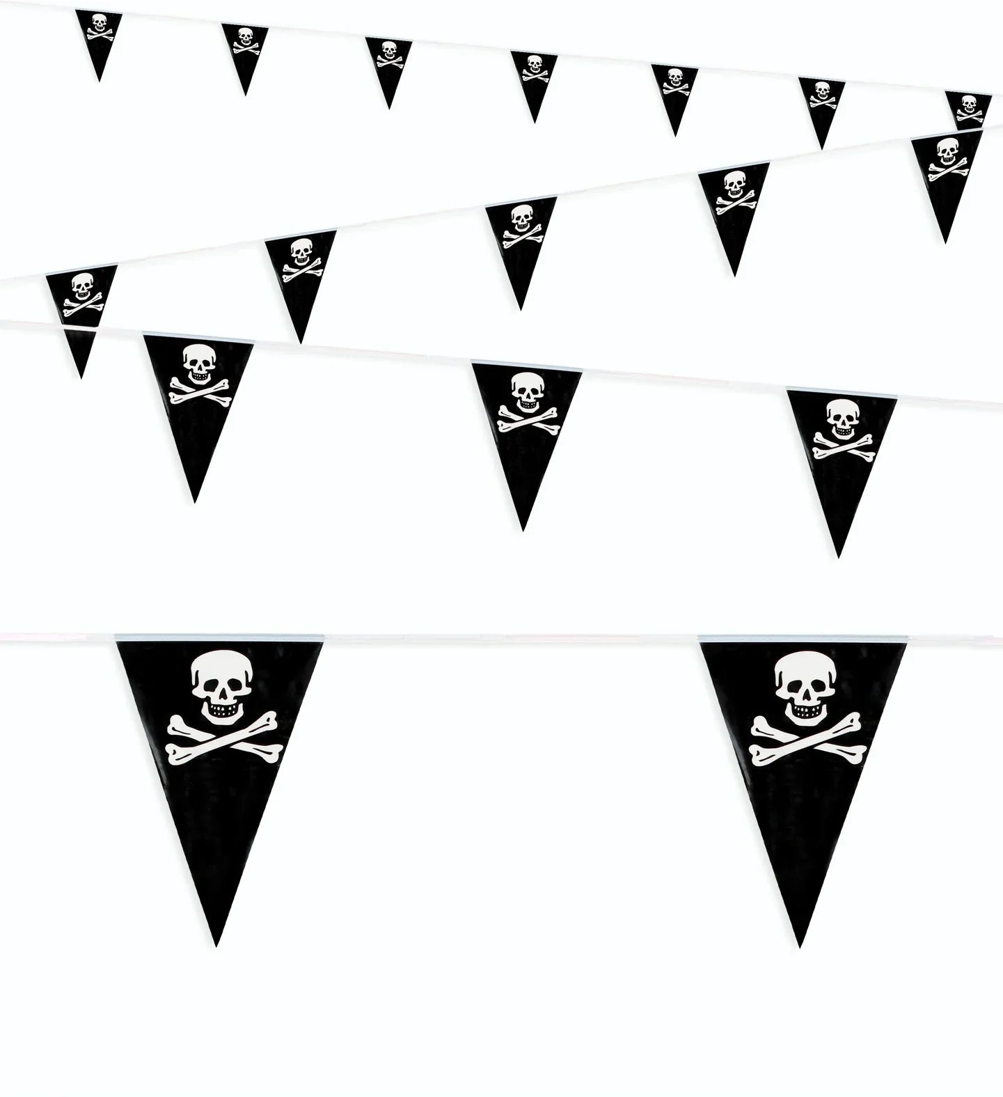 Guirnalda con Banderines de la Bandera Pirata Guirnaldas Widmann