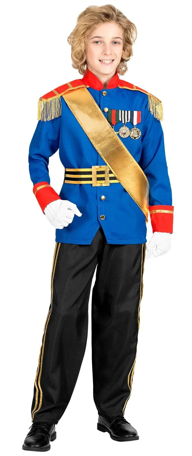 Disfraz de Príncipe Encantador Azul para Niño Princesas y Príncipes Infantiles Widmann