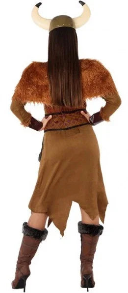 Disfraz de Vikinga Bárbara para Mujer Vikingo Atosa