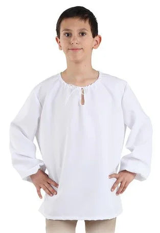 Camisa Medieval Blanca para Niño Complementos Medievales Fycar