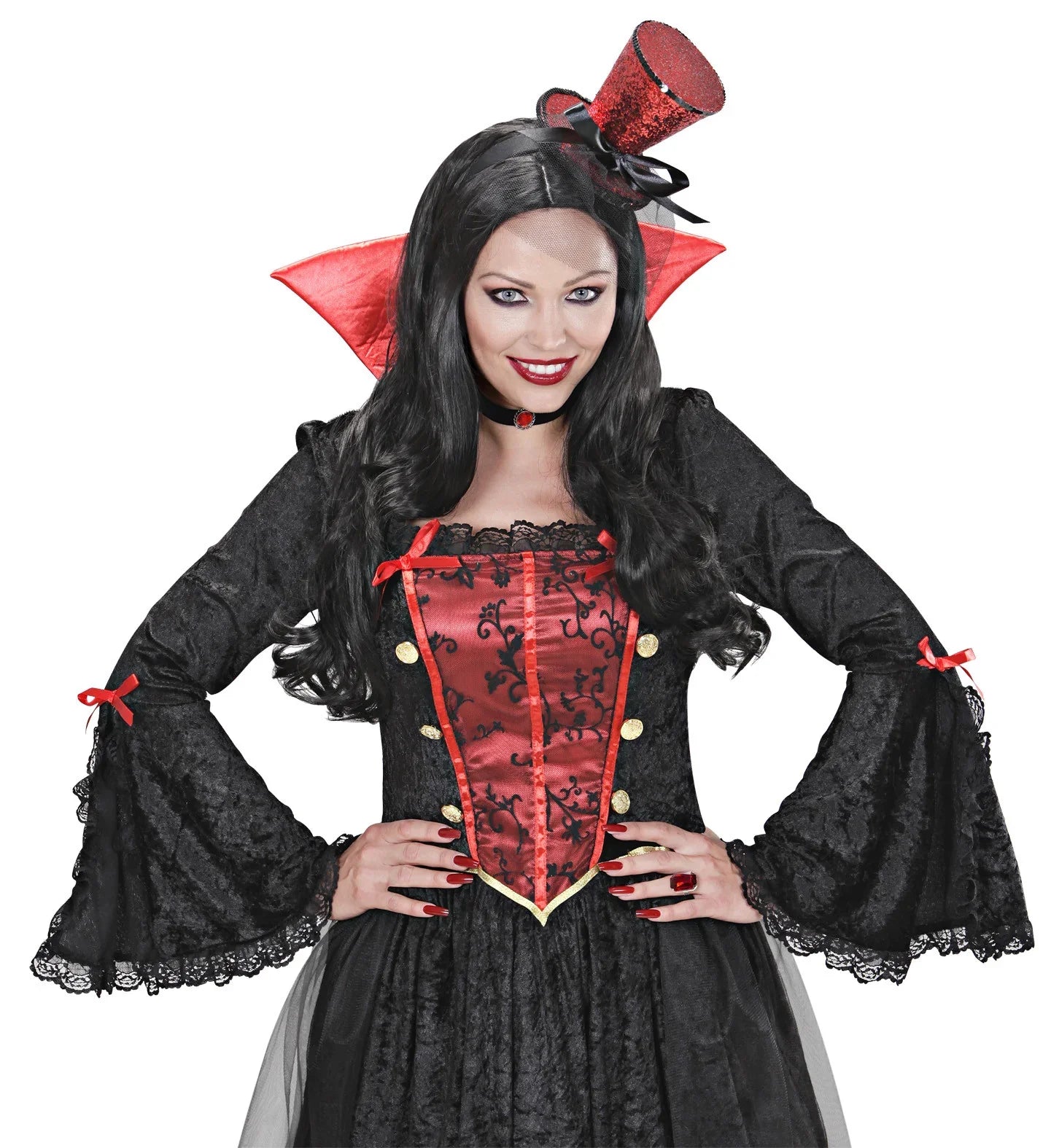 Anillo con Gema Roja Grande Joyas y Bisutería Widmann