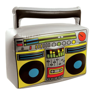 Radio Gonflable Boom Box - 40 Cm, Multicolore, Pour Fêtes (Noël, Anniversaire...) - Neuf