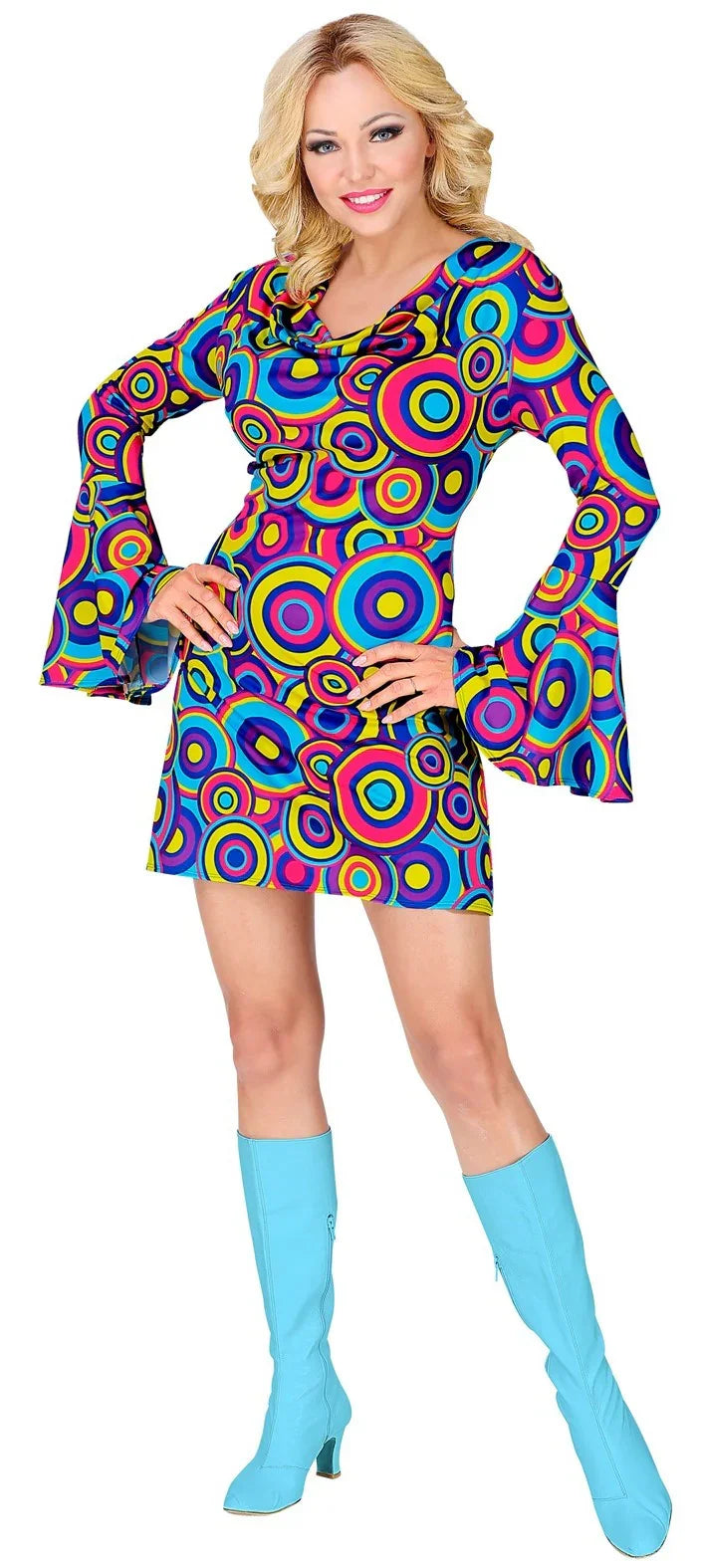 Disfraz Disco Años 70 Psicodélico para Mujer Disco Widmann