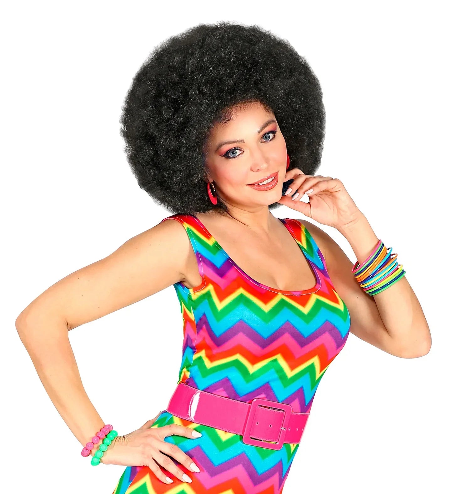 Cinturón Rosa Ancho de Vinilo Cinturones Widmann