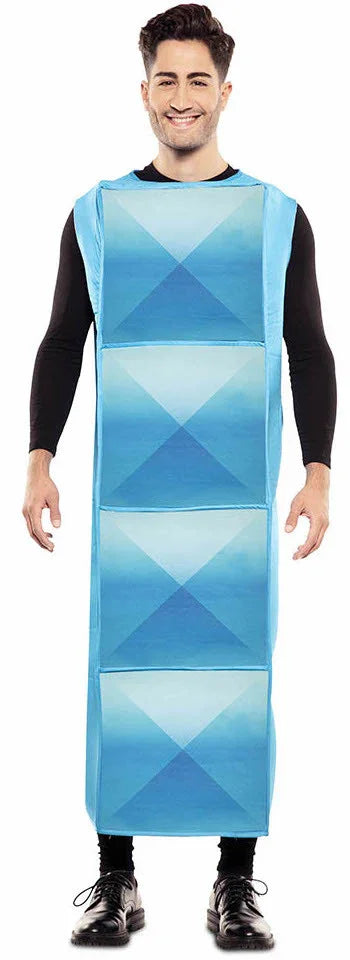 Disfraz de Tetris Azul Claro para Adulto Tetris EuroCarnavales
