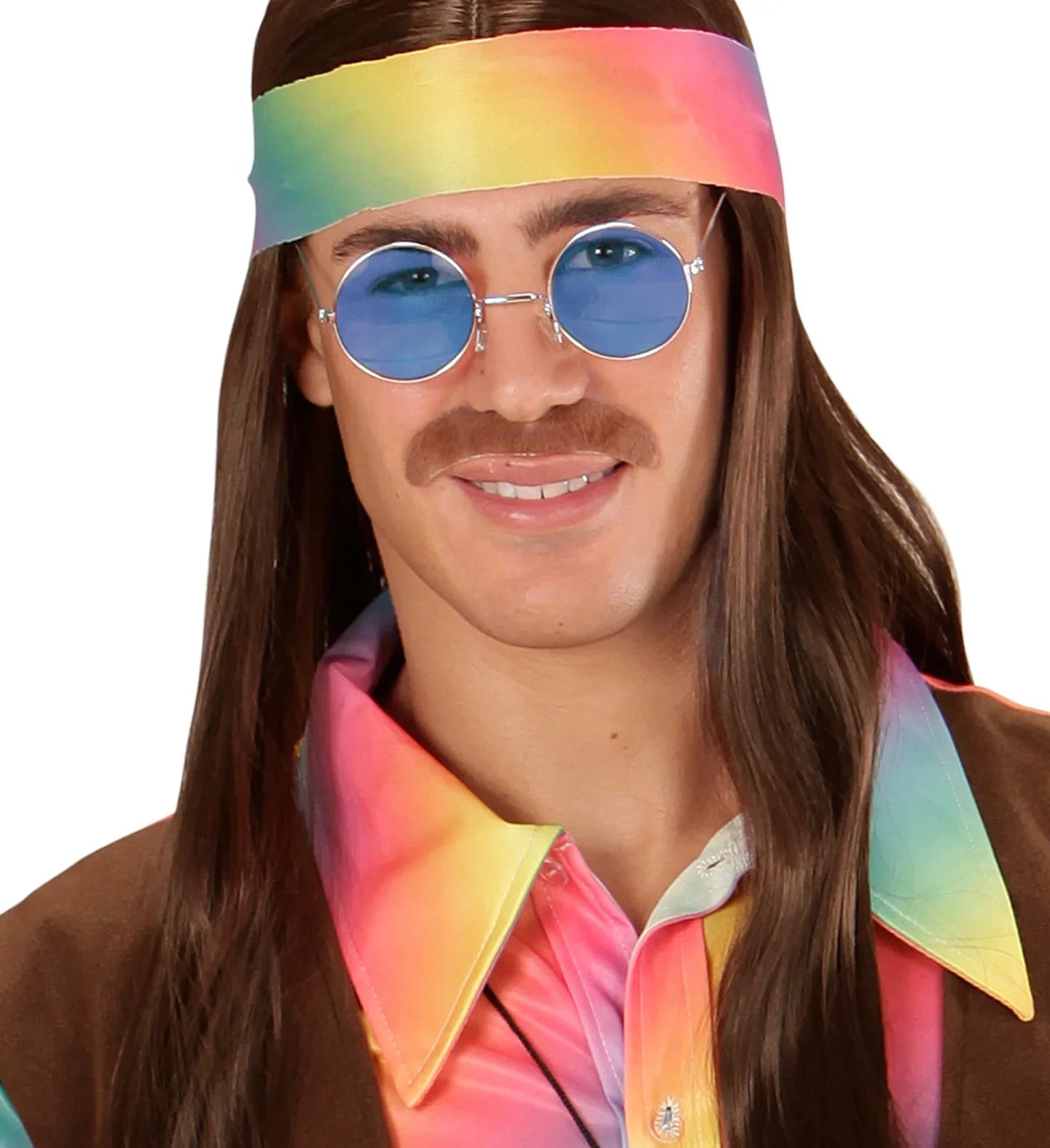 Gafas Hippies Azules Estilo Años 70 Gafas Hippies Redondas Widmann