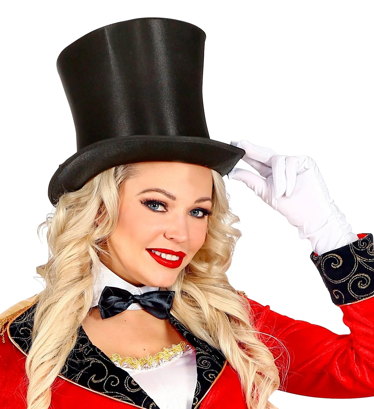 Sombrero de Copa Alta Negro Acampanado Chisteras Widmann