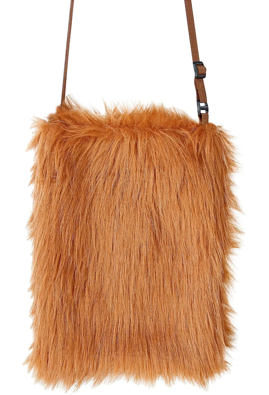 Bolso de Peluche Marrón Complementos Trogloditas y Cavernícolas Widmann