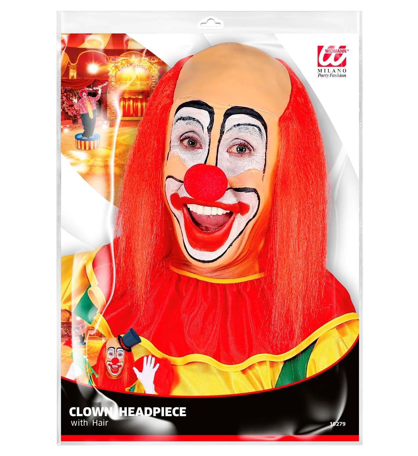 Perruque clown chauve rouge - Perruque de déguisement - P50025 Perruque clown chauve rouge - Perruque de déguisement - P50025