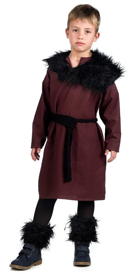 Disfraz de Vikingo Granate para Niño Vikingos Infantiles Limit Sport