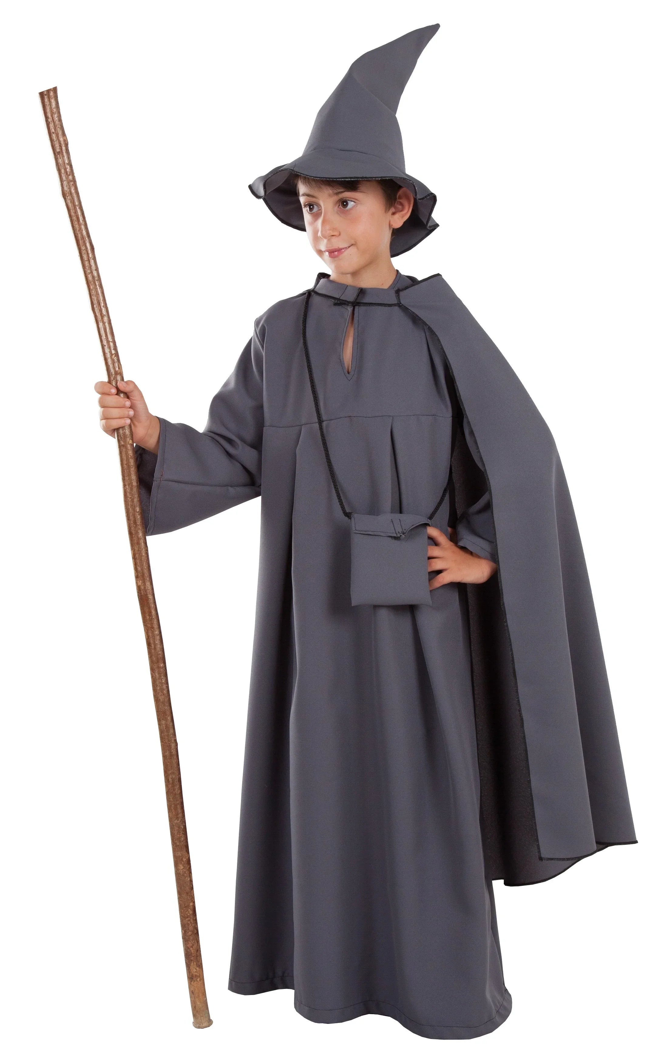 Disfraz de Mago Gandalf el Gris para Niño El Señor de los Anillos Fycar Complementos