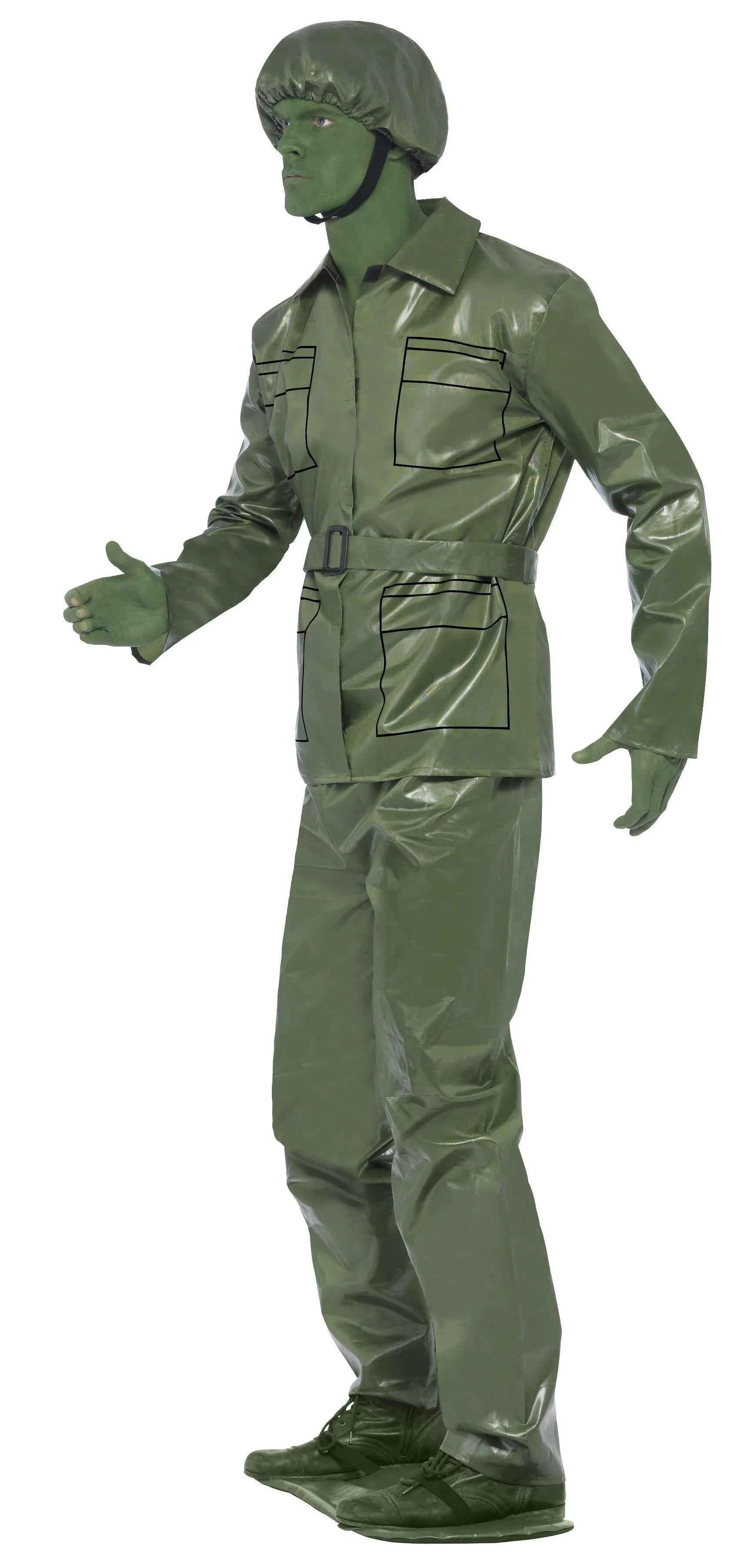 Disfraz de Soldado de Juguete Verde para Hombre Militares y Soldados Smiffys
