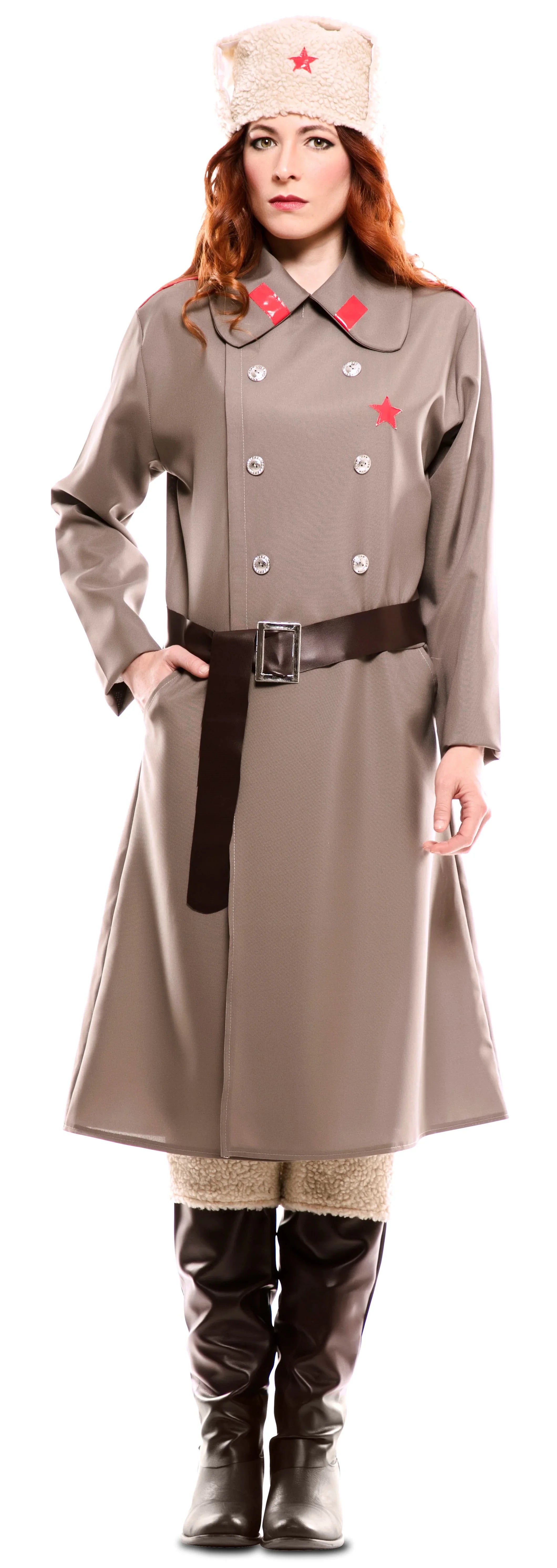 Disfraz de Militar Rusa Bolchevique para Mujer Rusos EuroCarnavales