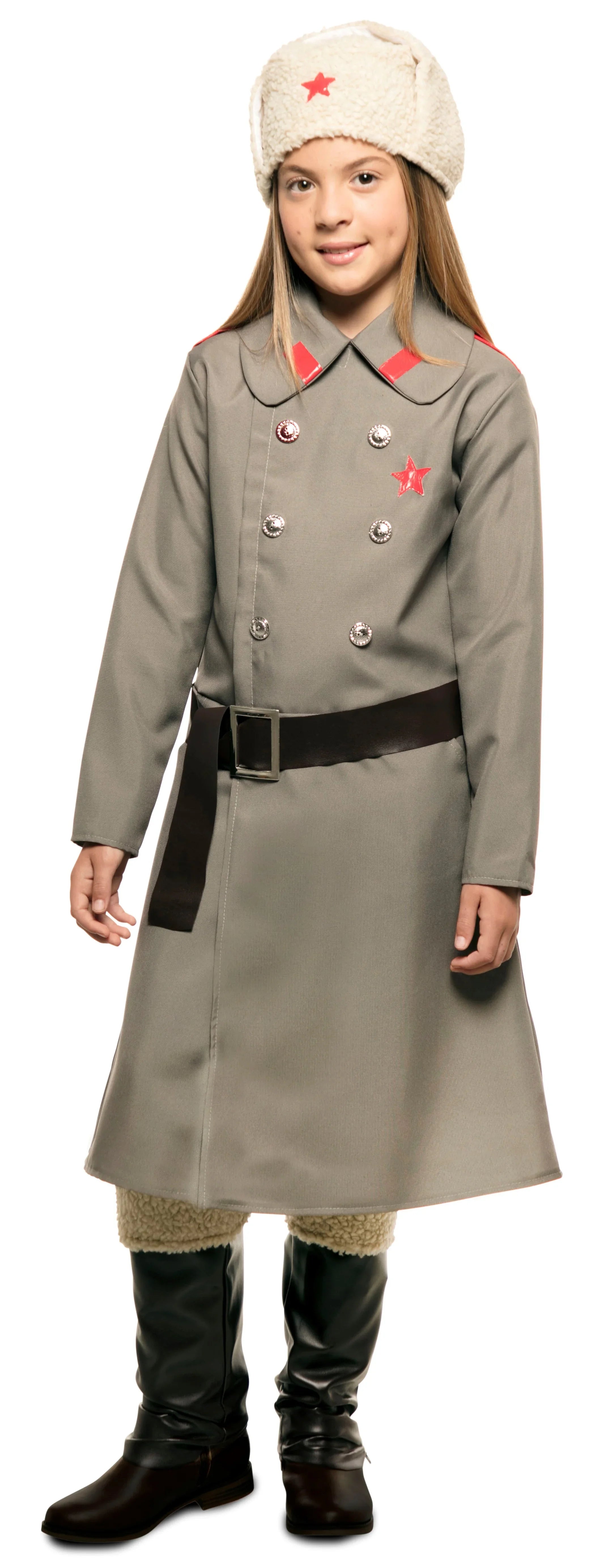 Disfraz de Militar Rusa Bolchevique para Niña Rusos EuroCarnavales