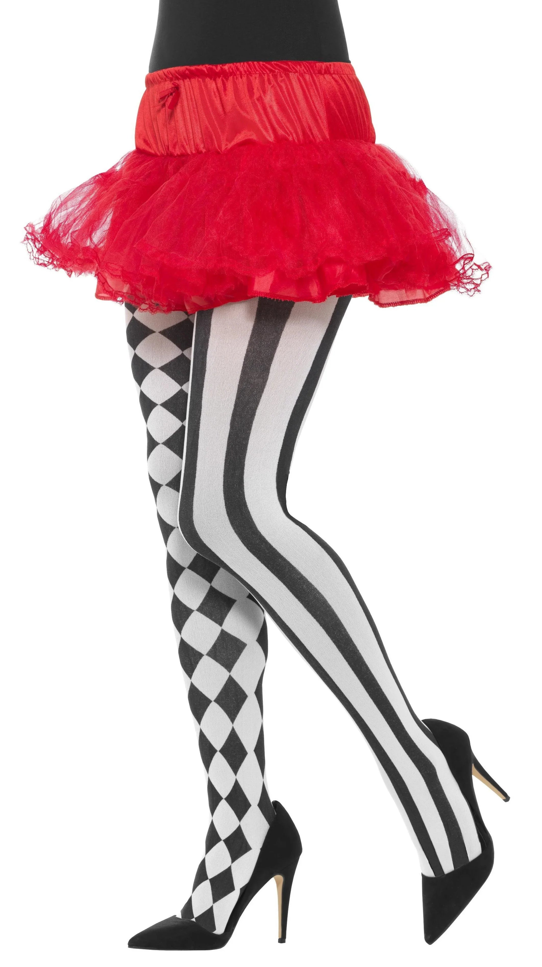 Pantys de Arlequín con Rombos y Rayas Arlequines y Bufones Smiffys M/L