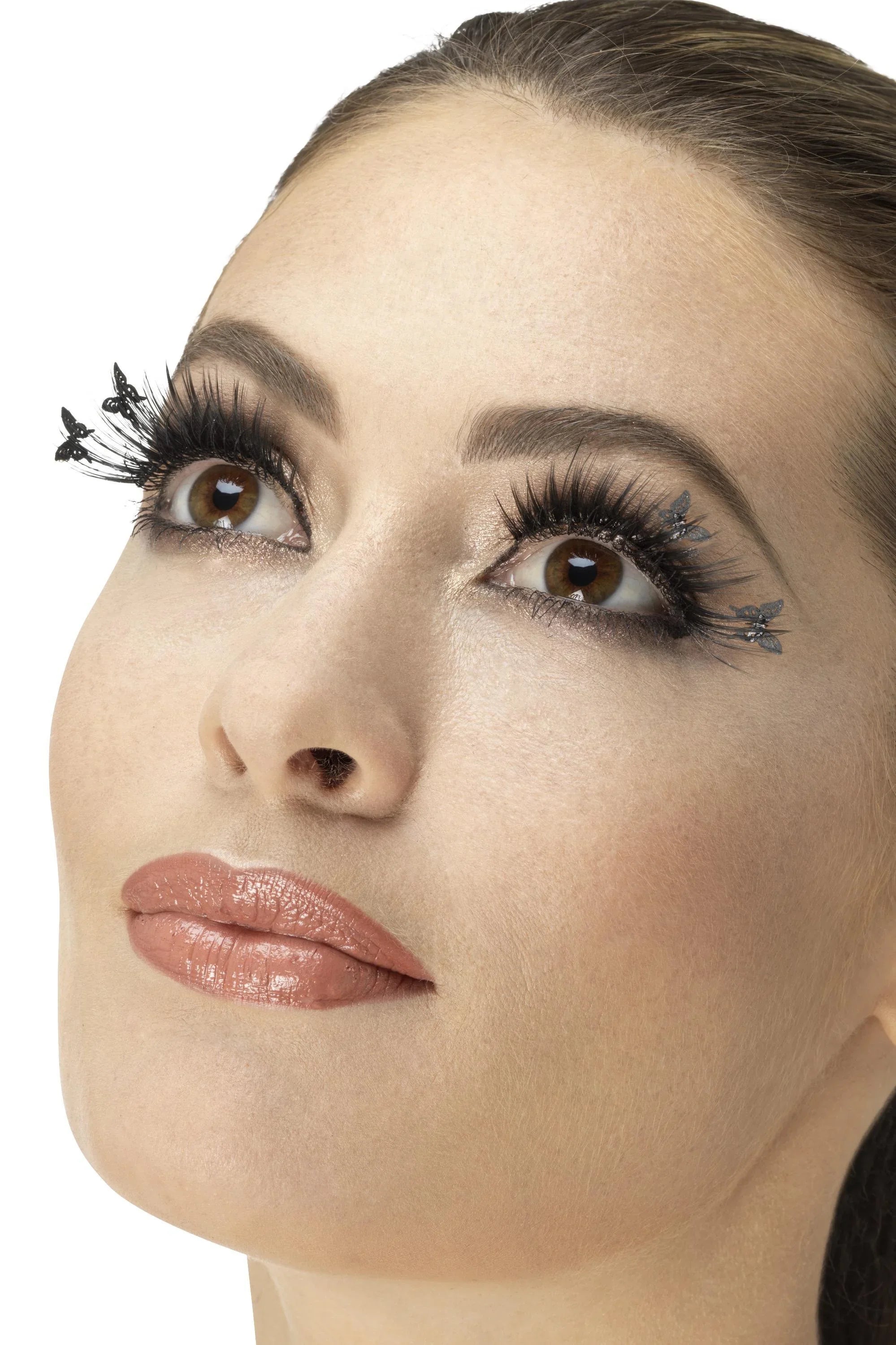 Pestañas Negras Tupidas con Mariposas Pestañas Smiffys