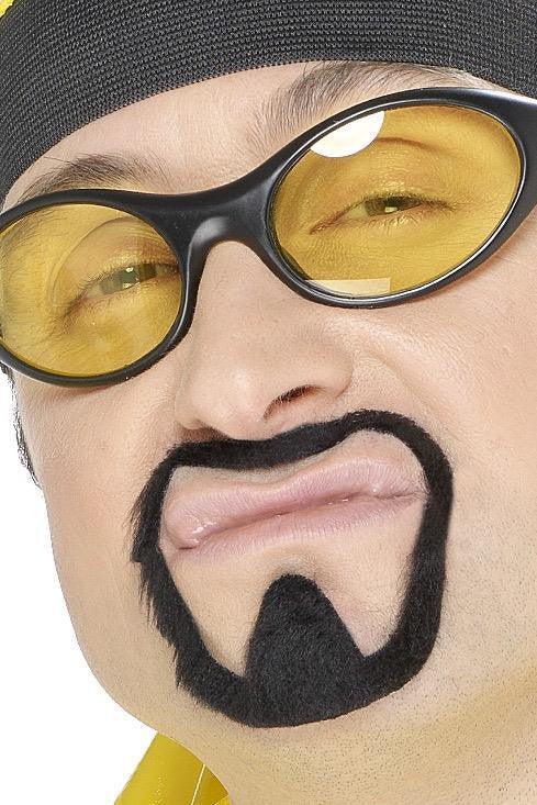 Bigote Negro con Perilla de Ali G Barbas y Bigotes Smiffys