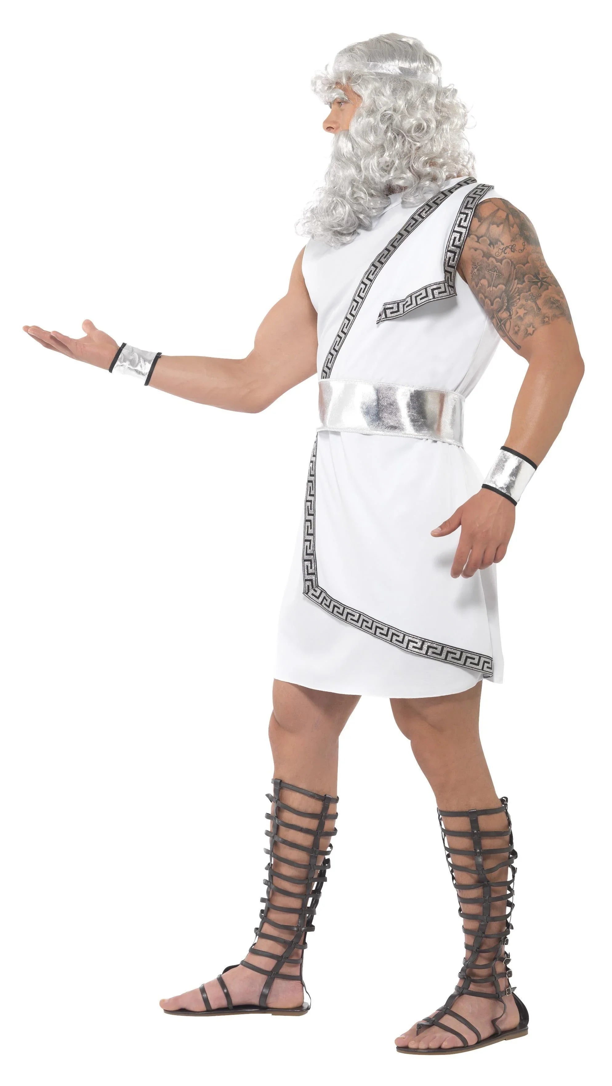 Disfraz de Dios Griego Zeus para Hombre Dioses Romanos y Griegos Smiffys