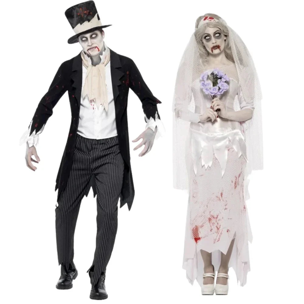 Disfraces en Pareja de Novios Zombies Zombies Disfraces Simon