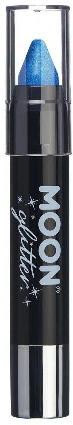 Lápices con Purpurina Iridiscente en Colores Lápices Smiffys Azul