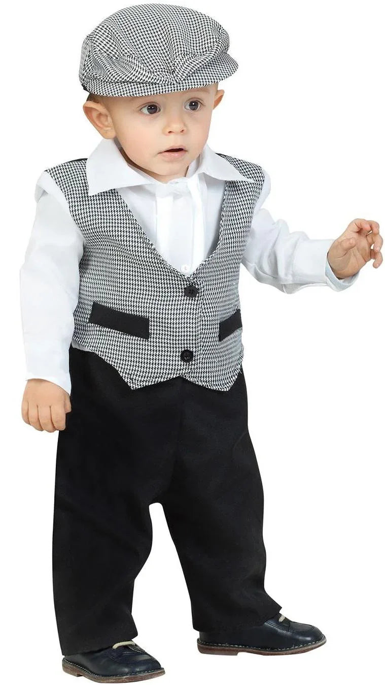 Disfraz de Chulapo con Chaleco Infantil Chulapos y Chulapas Kimokawaii De 6 a 12 meses