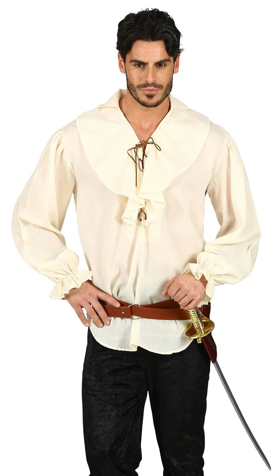 Funda de Espadas para Cinturón de Polipiel Marrón Espadas Widmann