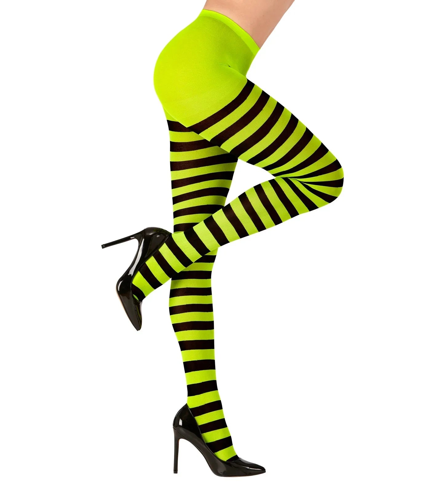 Pantys de rayas en Amarillo y Negro COMPLEMENTOS Widmann