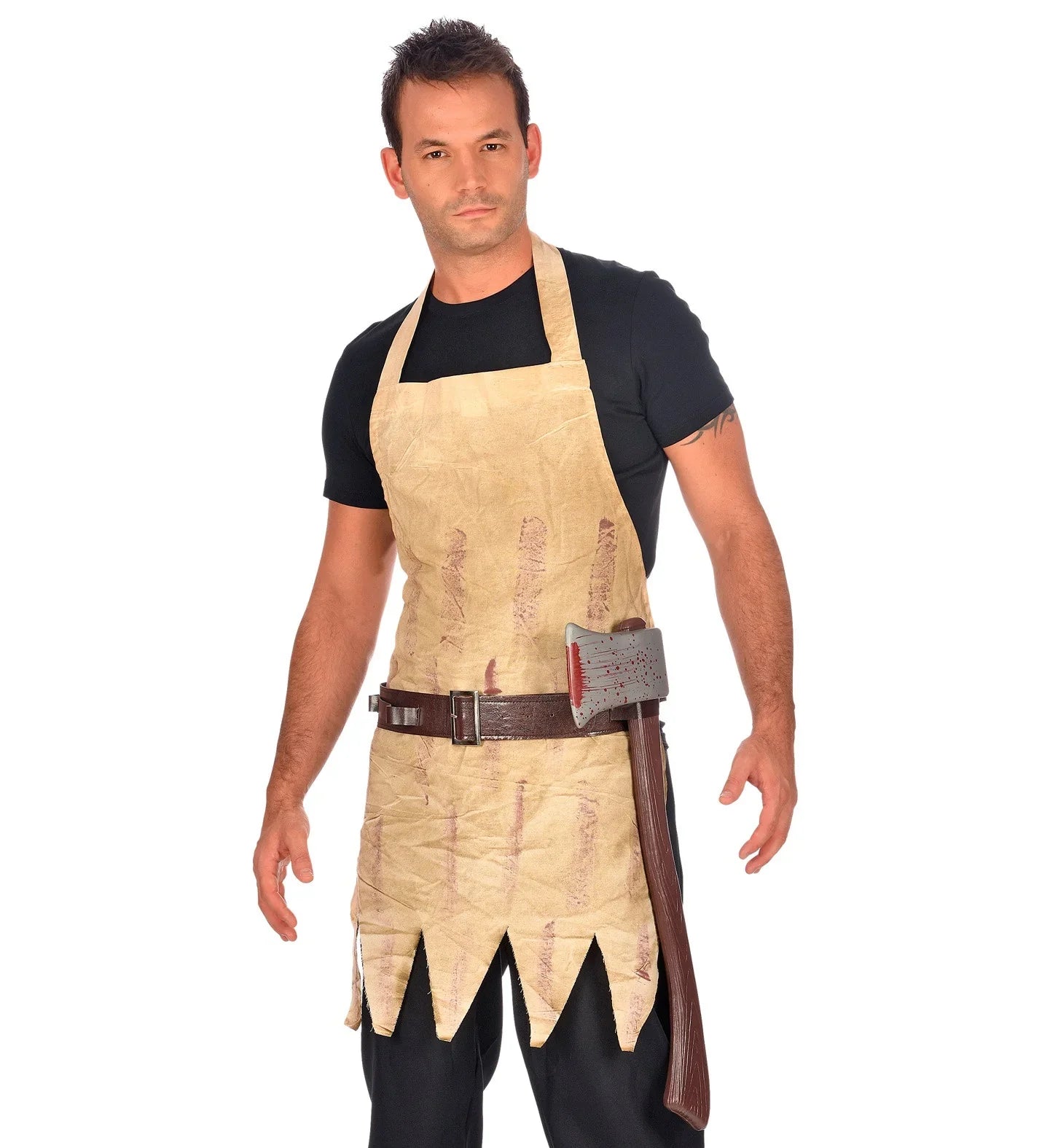 Cinturón Marrón de Polipiel con Fundas para Espadas Cinturones Widmann