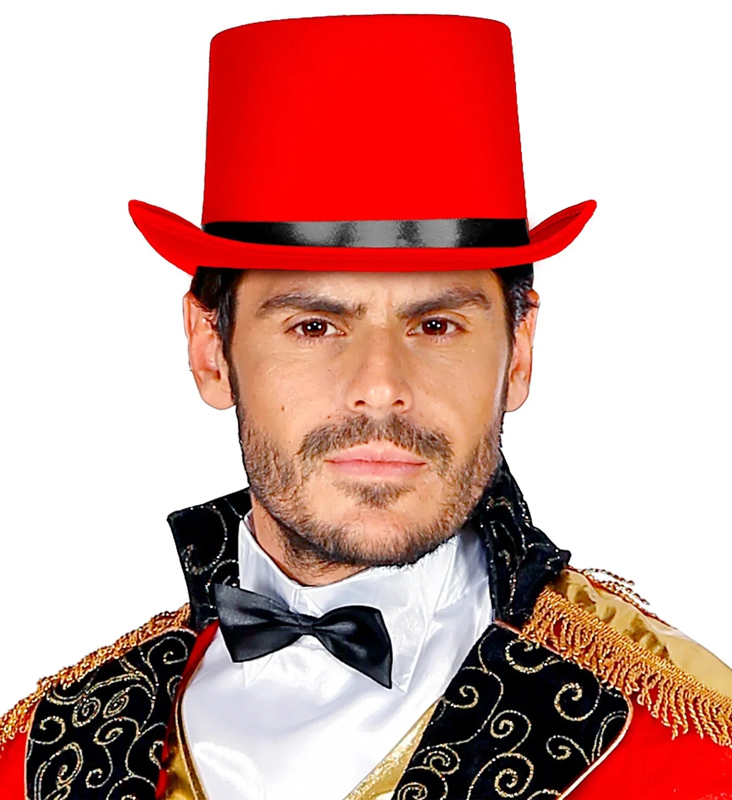 Chistera de Domador Roja con Cinta Negra Chisteras Widmann