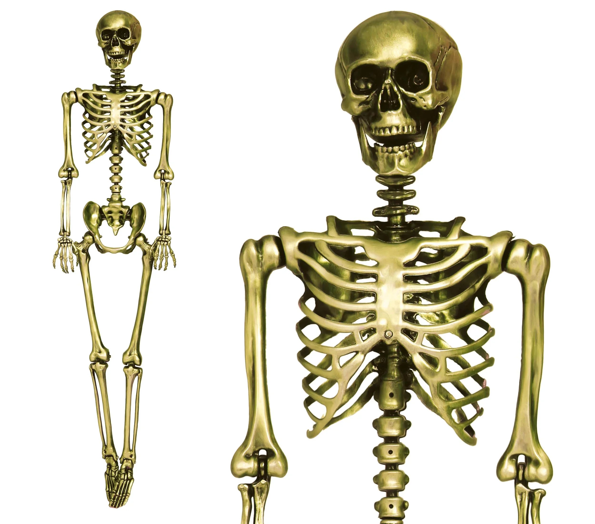 Esqueleto Dorado para Decoración de 160cm Esqueletos Guirca