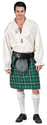 Kilt Utilitaire Homme Avec Bretelles Et Poches Cargo - Tissu Tartan (20% Laine, 80% Acrylique) - Taille Unique Ajustable - Pour Mariage, Fête, Highland Games - 10