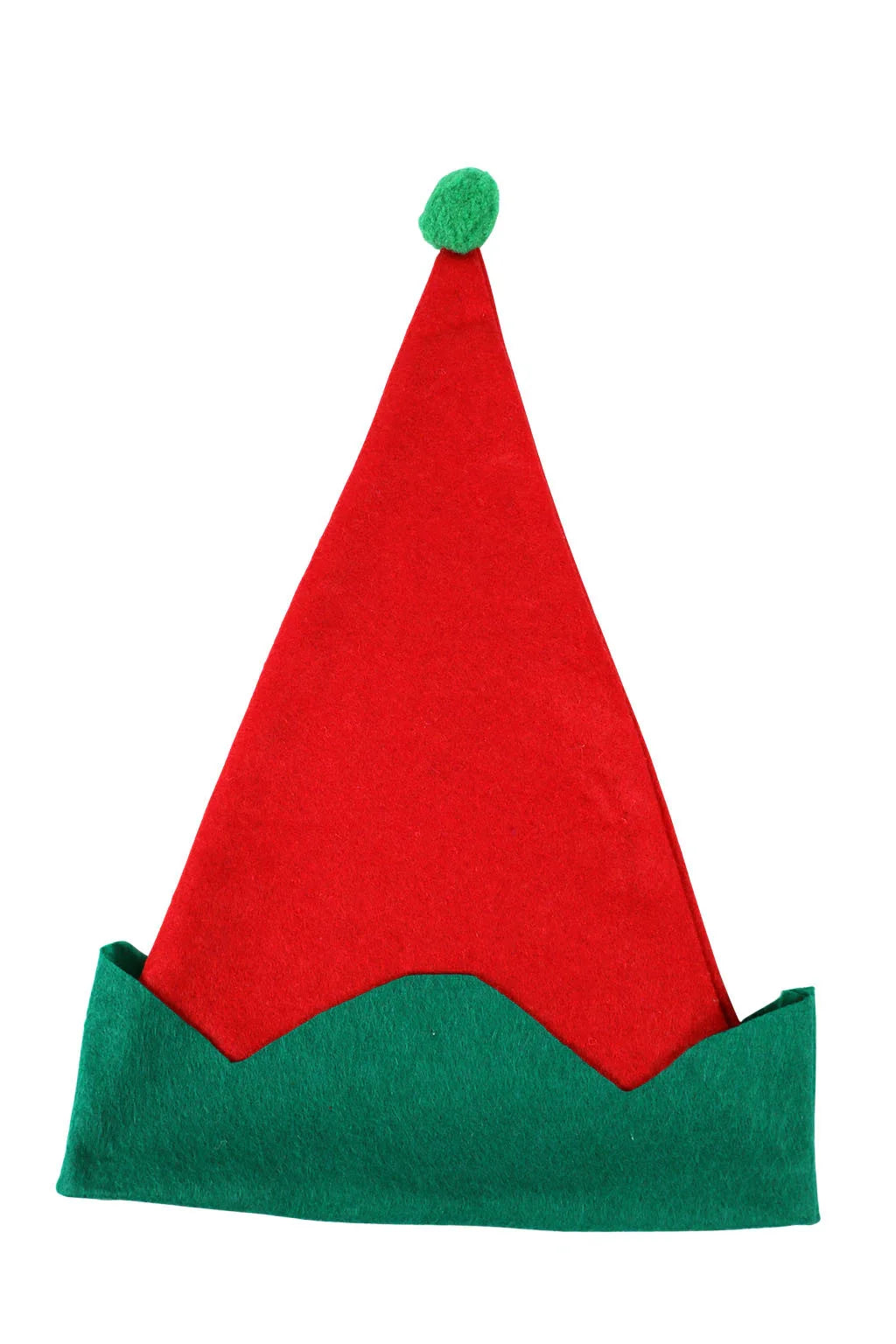 Gorro de Elfo de Navidad Rojo y Verde Elfos Navideños EuroCarnavales