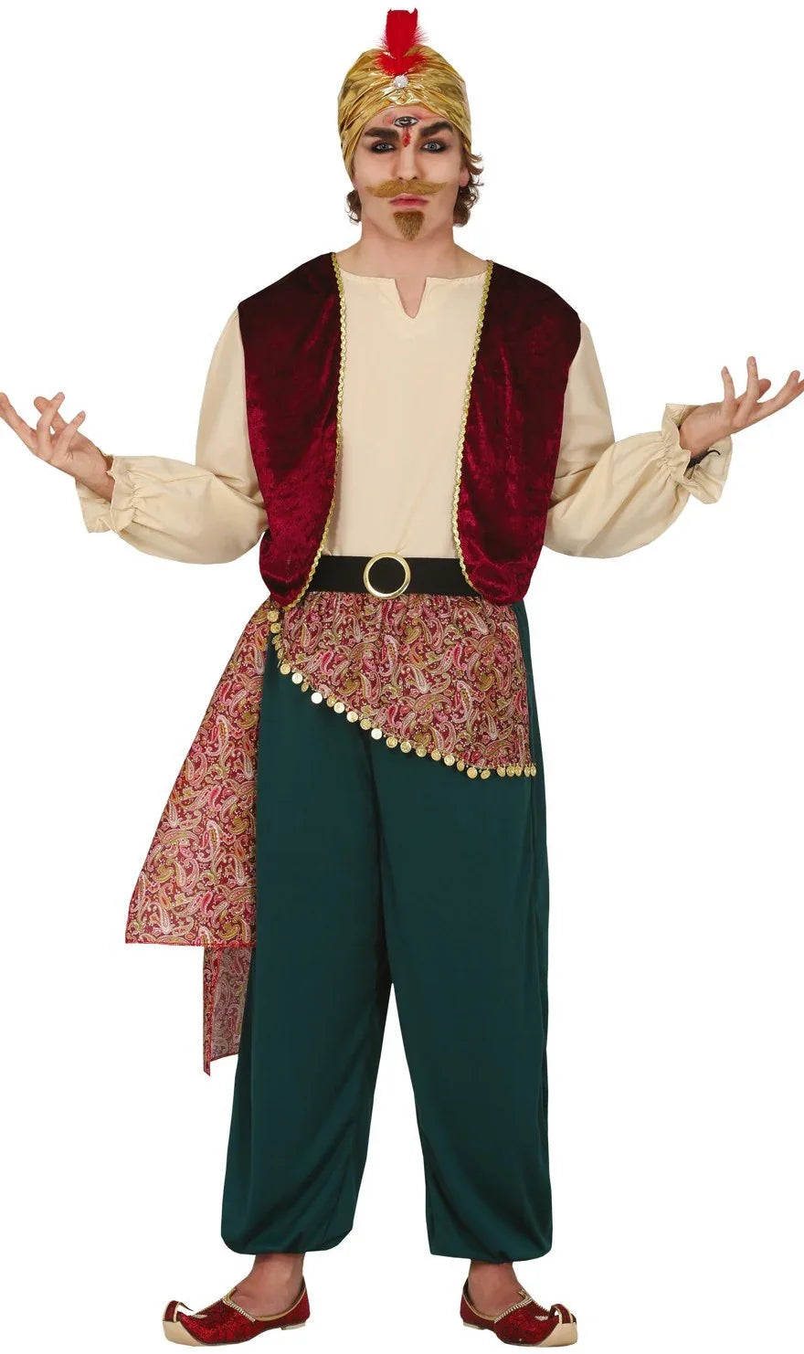 Disfraz de Zíngaro Adivino para Hombre Gitanas Guirca