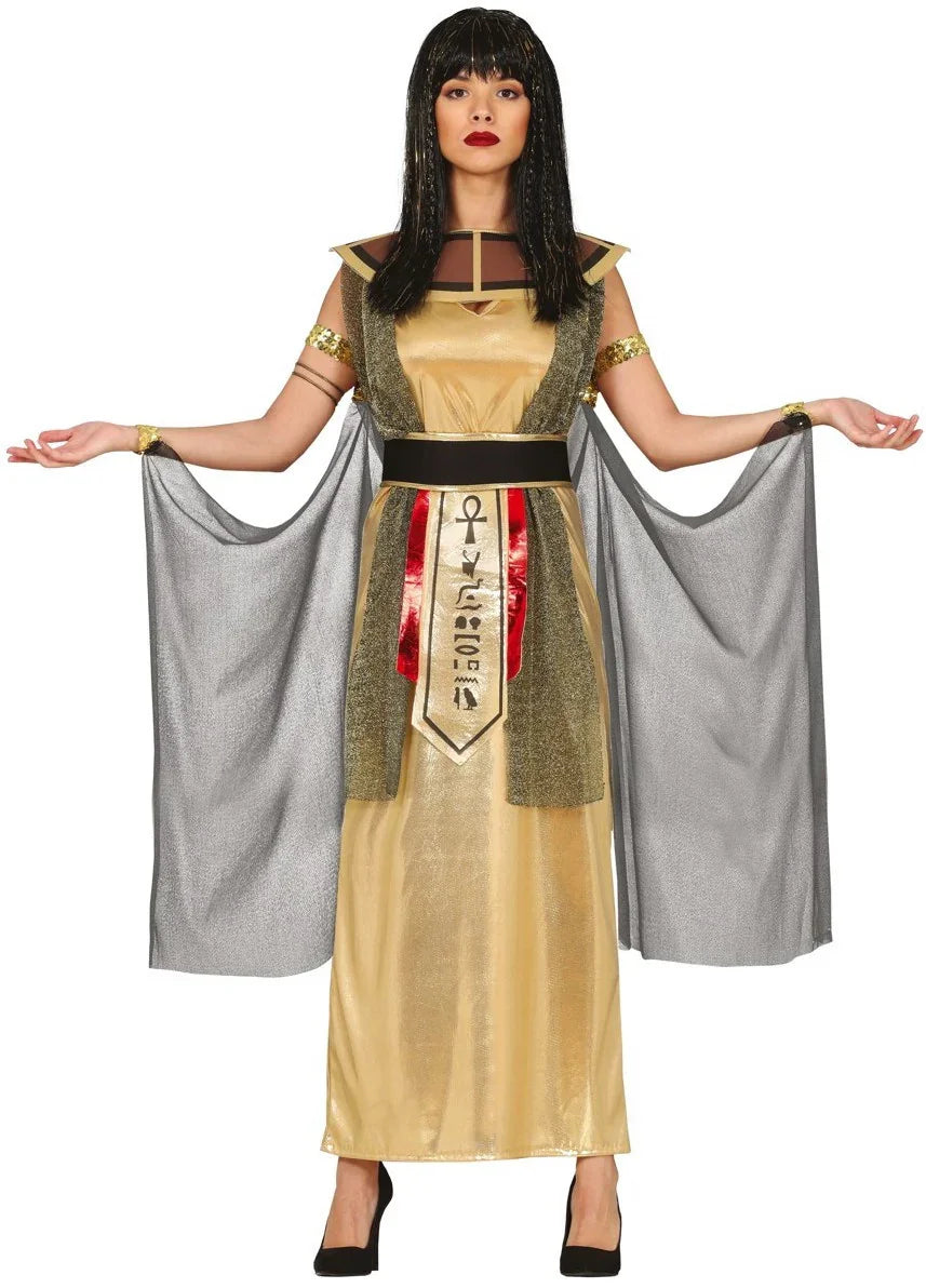Disfraz de Reina Egipcia Dorado para Mujer Egipcio Guirca