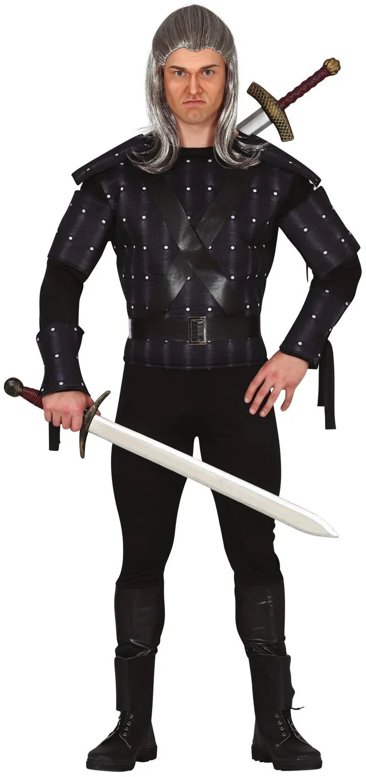Disfraz de Cazador de Monstruos The Witcher para Hombre Hechiceras y Brujos Medievales Guirca
