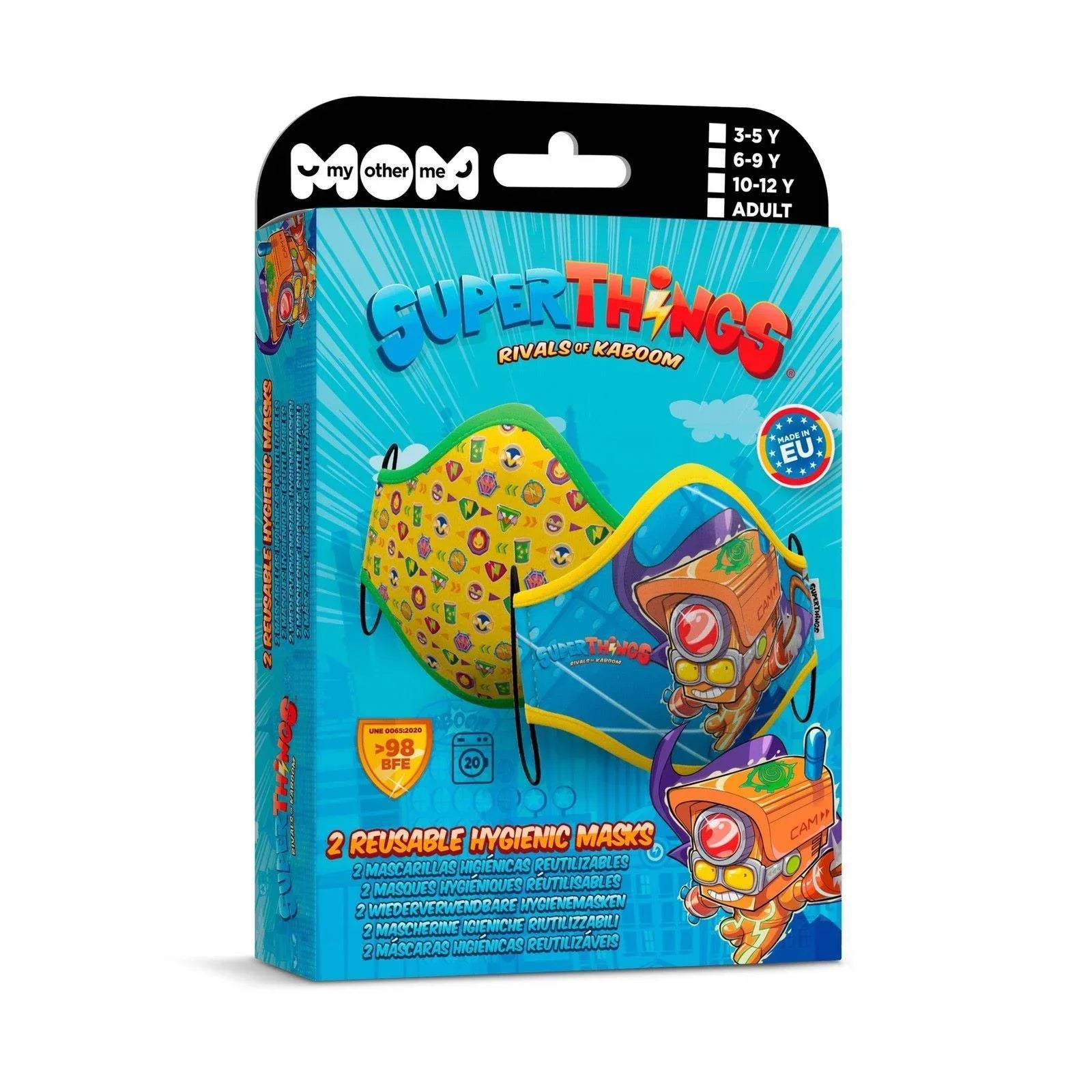 Mascarilla de SuperZings Amarilla Infantil SuperZings Viving