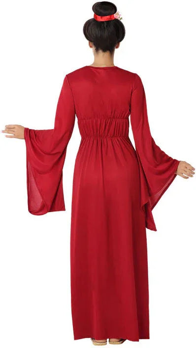 Disfraz de Geisha Granate y Azul para Mujer Geishas Atosa