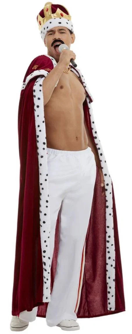 Disfraz de Freddie Mercury con Capa para Adulto Freddie Mercury Smiffys
