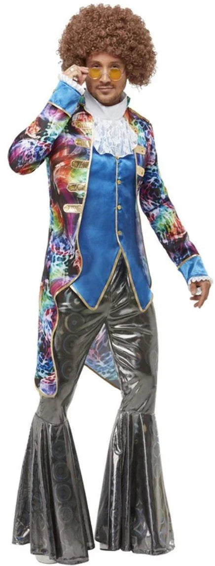 Chaqueta Frac Psicodélica de Colores para Adulto Años 80 Smiffys