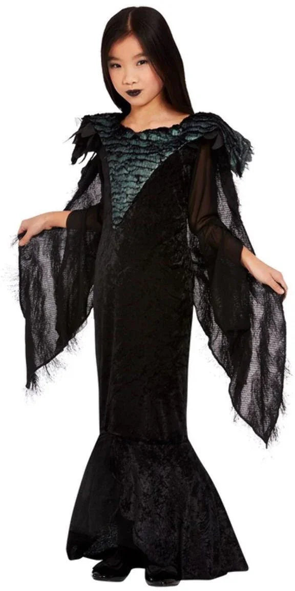 Disfraz de Reina Cuervo para Niña Halloween Infantiles Smiffys