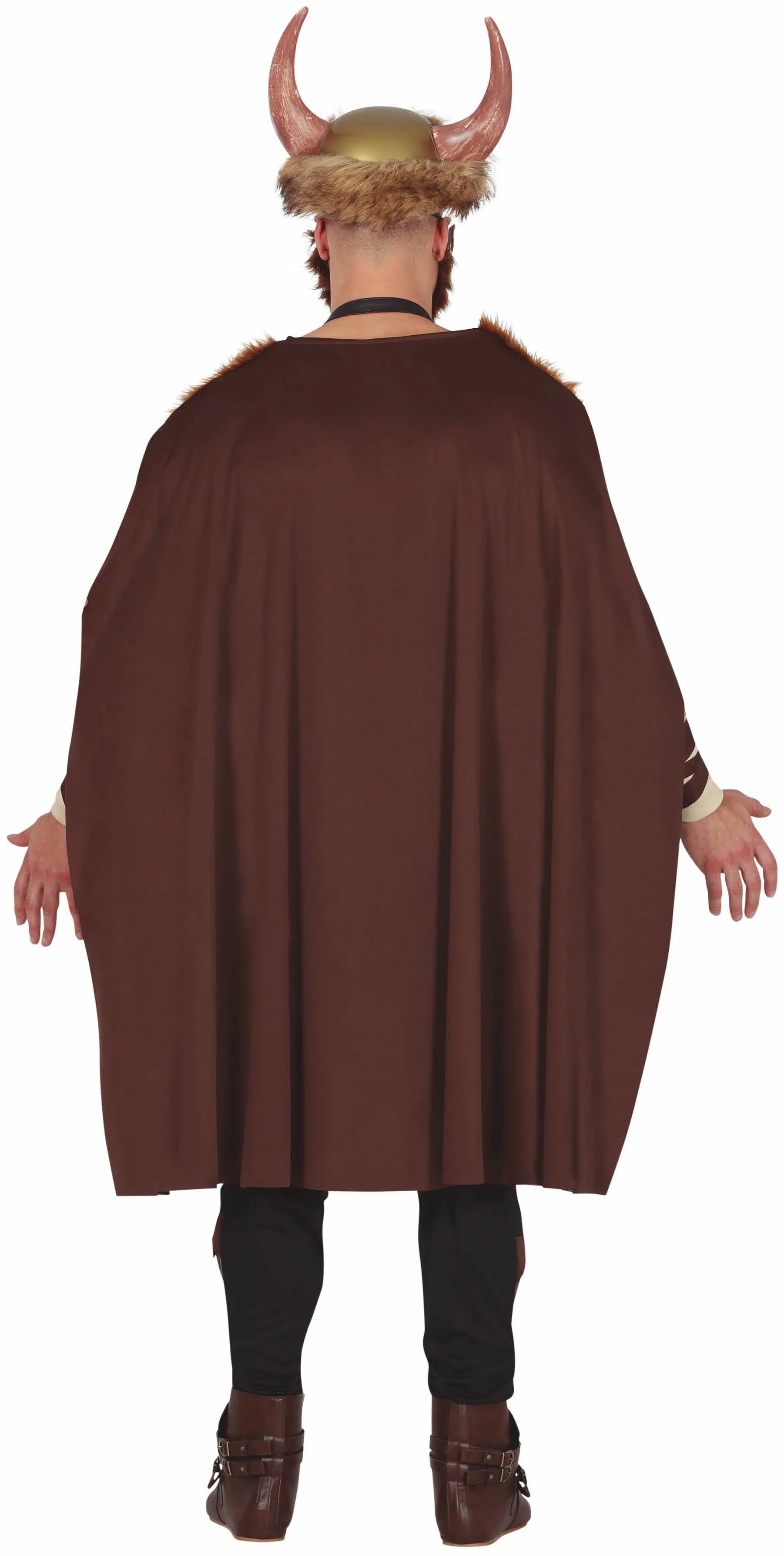 Disfraz de Vikingo Bárbaro Marrón para Hombre Vikingo Guirca